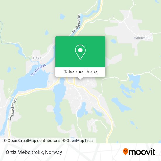 Ortiz Møbeltrekk map