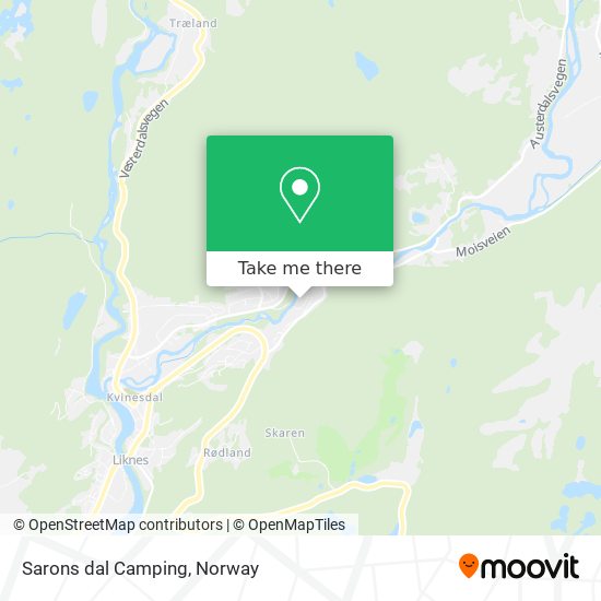 Sarons dal Camping map