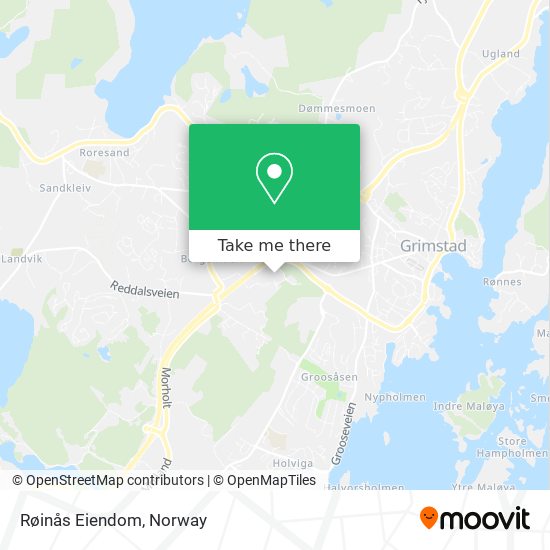 Røinås Eiendom map