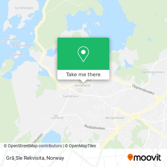 Grã¸Sle Rekvisita map