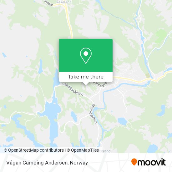 Vågan Camping Andersen map