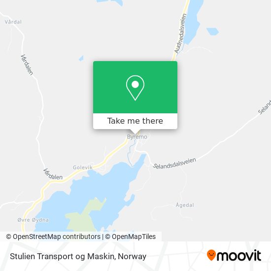 Stulien Transport og Maskin map