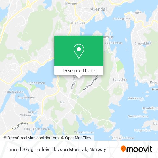 Timrud Skog Torleiv Olavson Momrak map