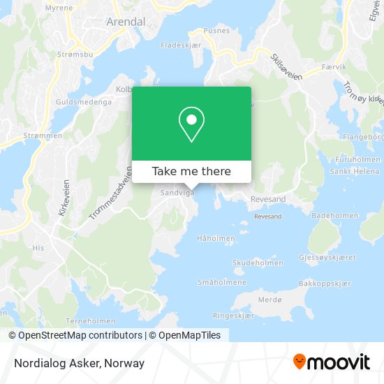 Nordialog Asker map