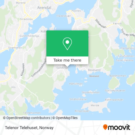 Telenor Telehuset map