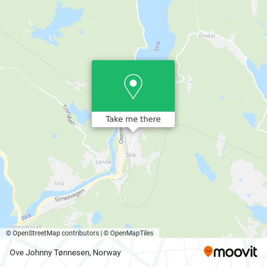 Ove Johnny Tønnesen map