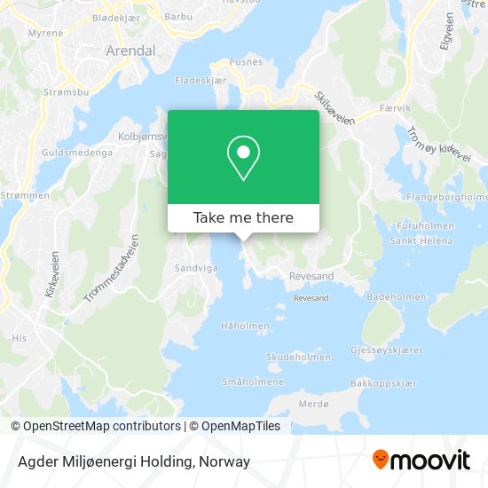 Agder Miljøenergi Holding map