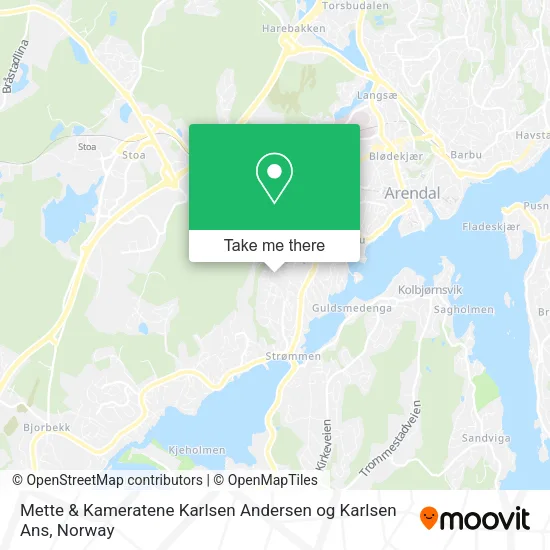 Mette & Kameratene Karlsen Andersen og Karlsen Ans map