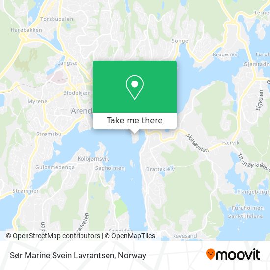 Sør Marine Svein Lavrantsen map
