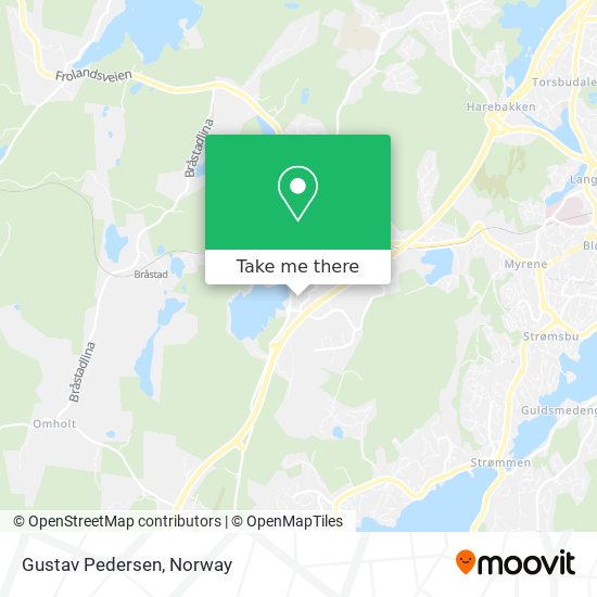 Gustav Pedersen map