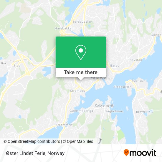 Øster Lindet Ferie map