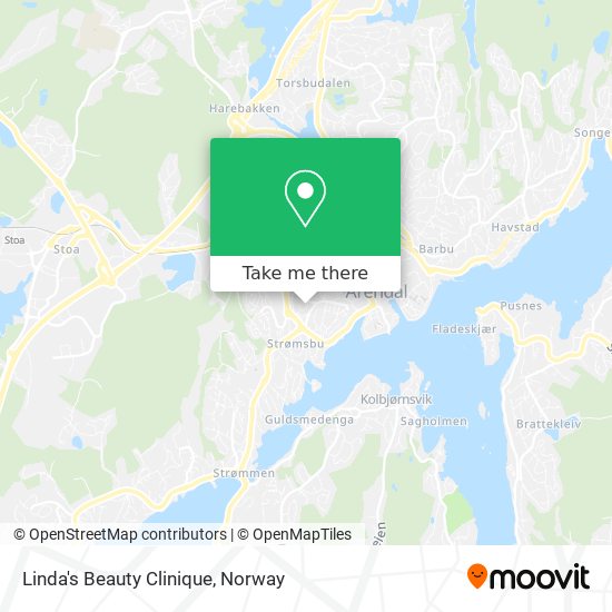 Linda's Beauty Clinique map