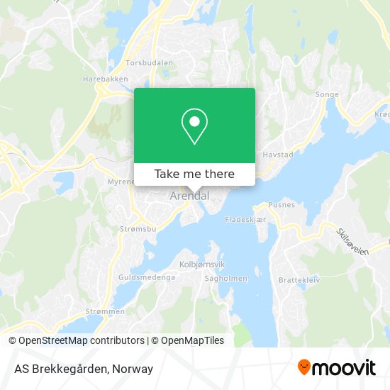 AS Brekkegården map