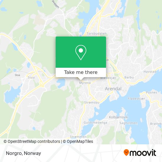 Norgro map