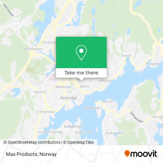 Max Products map