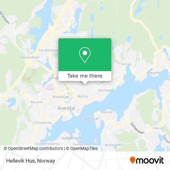 Hellevik Hus map