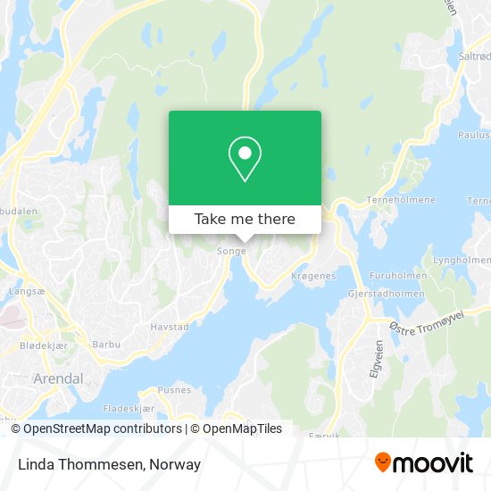 Linda Thommesen map