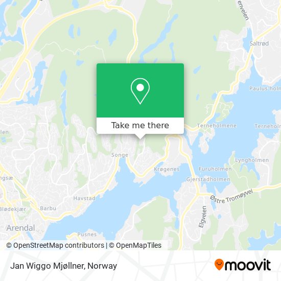 Jan Wiggo Mjøllner map