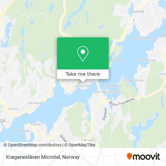 Krøgeneslåven Microtel map