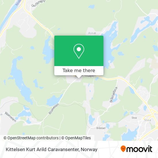 Kittelsen Kurt Arild Caravansenter map