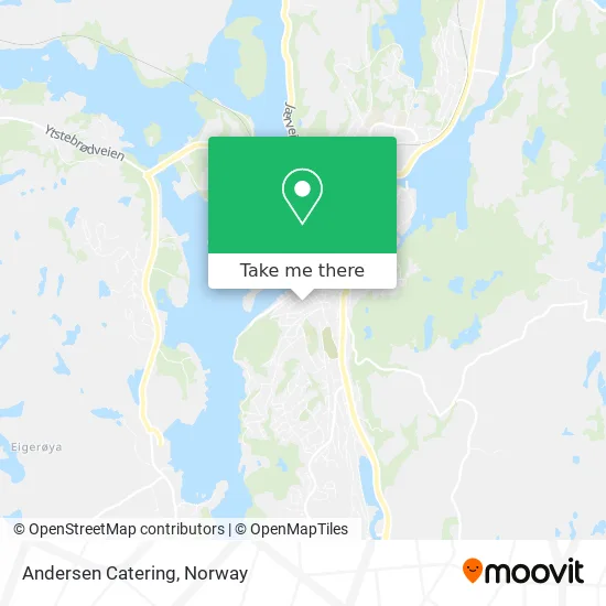 Andersen Catering map