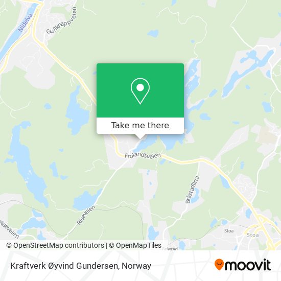 Kraftverk Øyvind Gundersen map