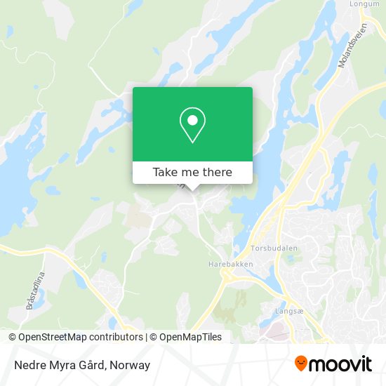 Nedre Myra Gård map