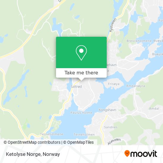 Ketolyse Norge map