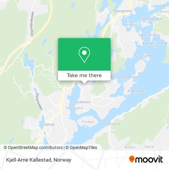 Kjell-Arne Kallestad map