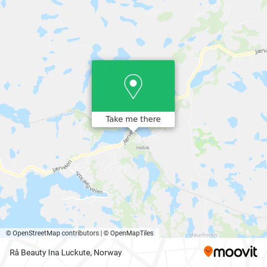 Rå Beauty Ina Luckute map