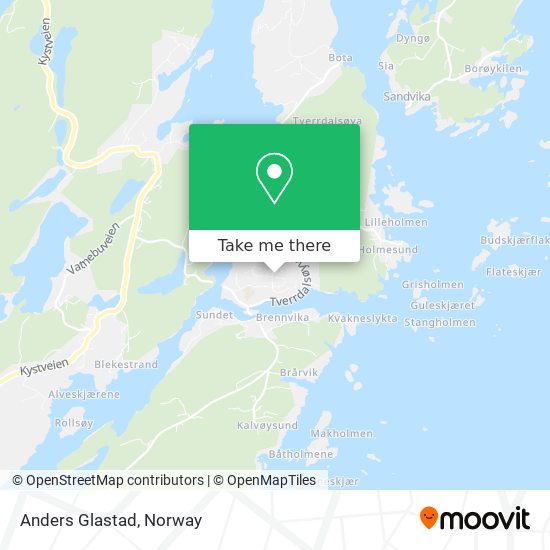 Anders Glastad map