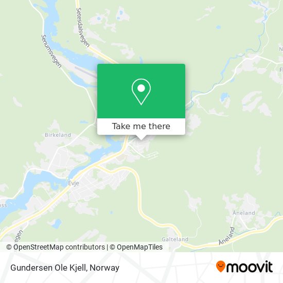 Gundersen Ole Kjell map