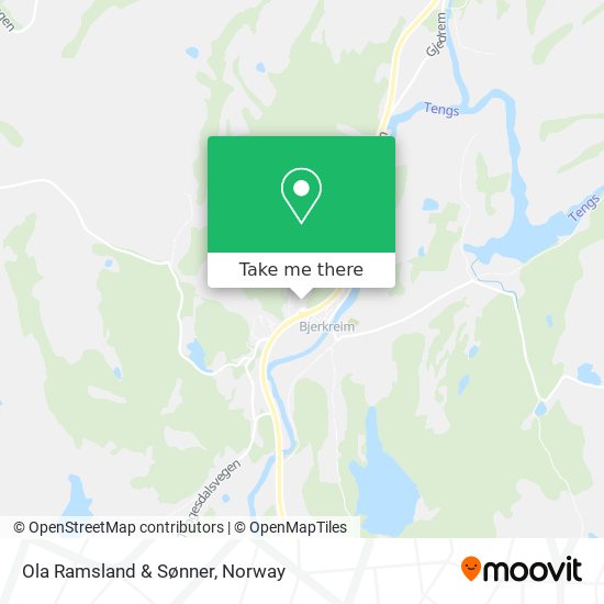 Ola Ramsland & Sønner map