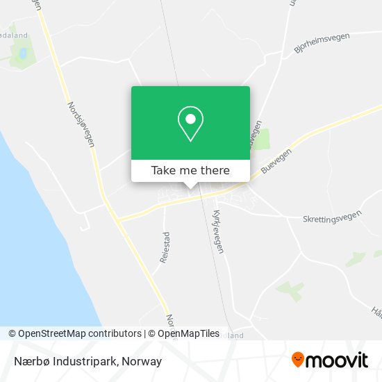 Nærbø Industripark map
