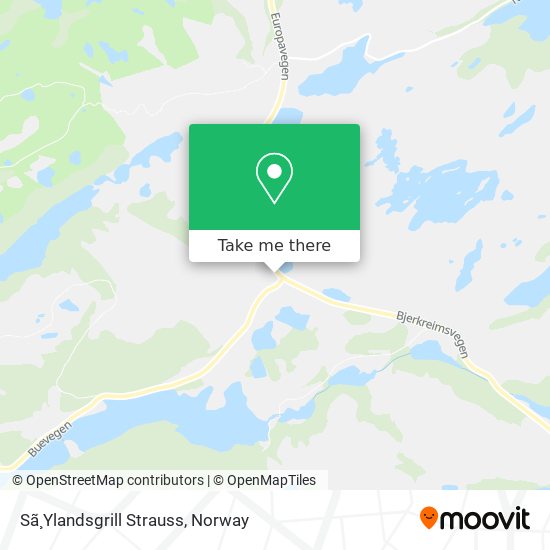 Sã¸Ylandsgrill Strauss map