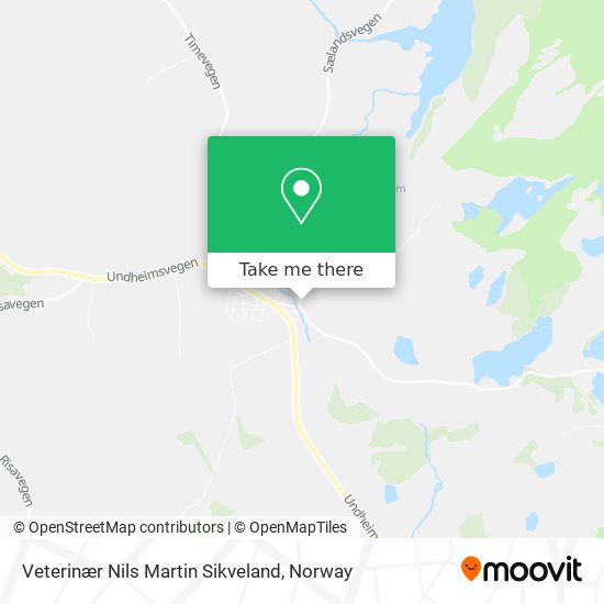 Veterinær Nils Martin Sikveland map