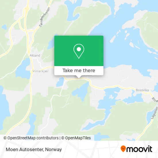 Moen Autosenter map