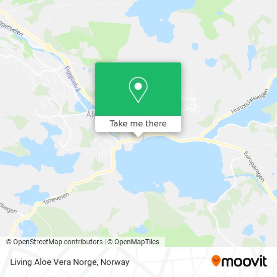 Living Aloe Vera Norge map