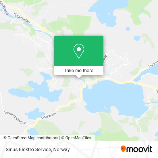 Sinus Elektro Service map