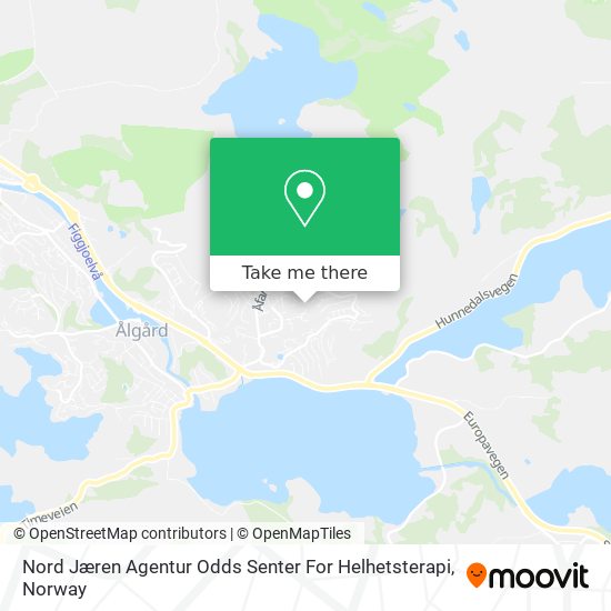 Nord Jæren Agentur Odds Senter For Helhetsterapi map