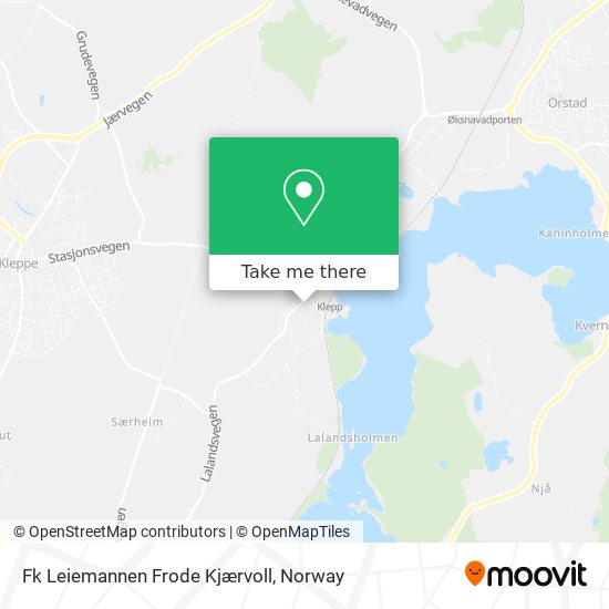 Fk Leiemannen Frode Kjærvoll map