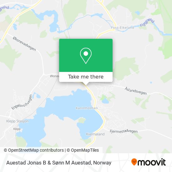 Auestad Jonas B & Sønn M Auestad map