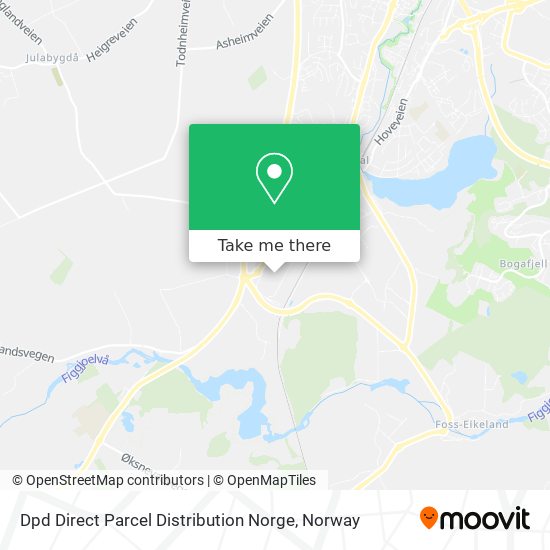 Dpd Direct Parcel Distribution Norge map