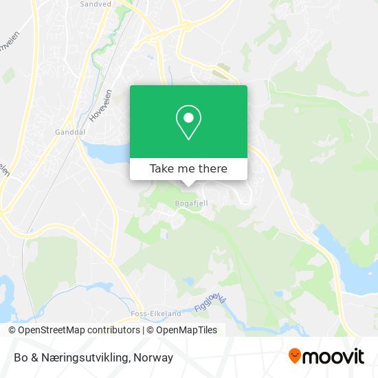 Bo & Næringsutvikling map