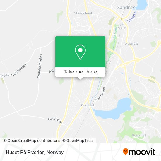 Huset På Prærien map