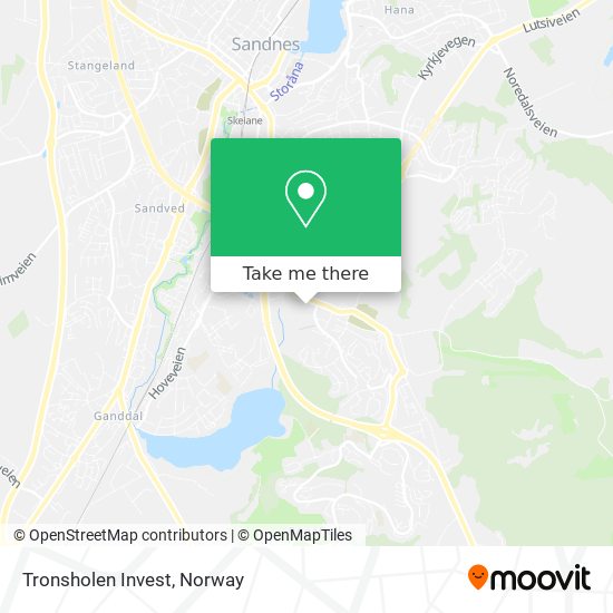 Tronsholen Invest map