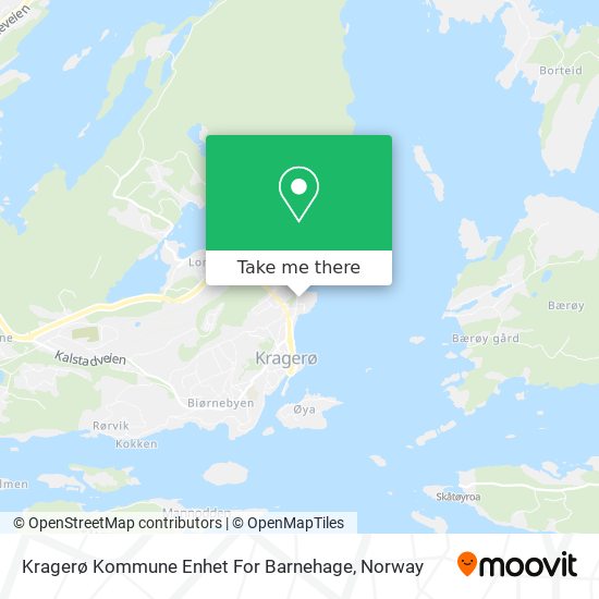 Kragerø Kommune Enhet For Barnehage map