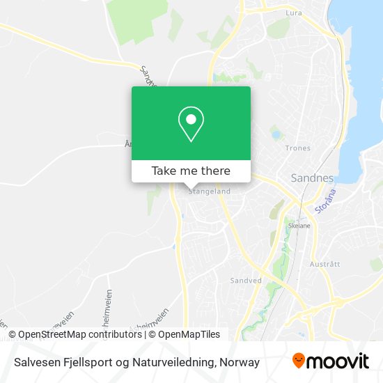 Salvesen Fjellsport og Naturveiledning map