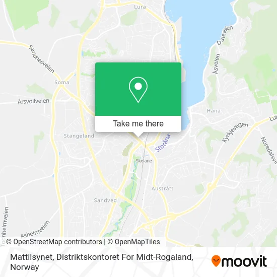 Mattilsynet, Distriktskontoret For Midt-Rogaland map