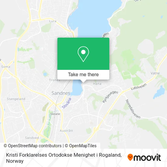 Kristi Forklarelses Ortodokse Menighet i Rogaland map